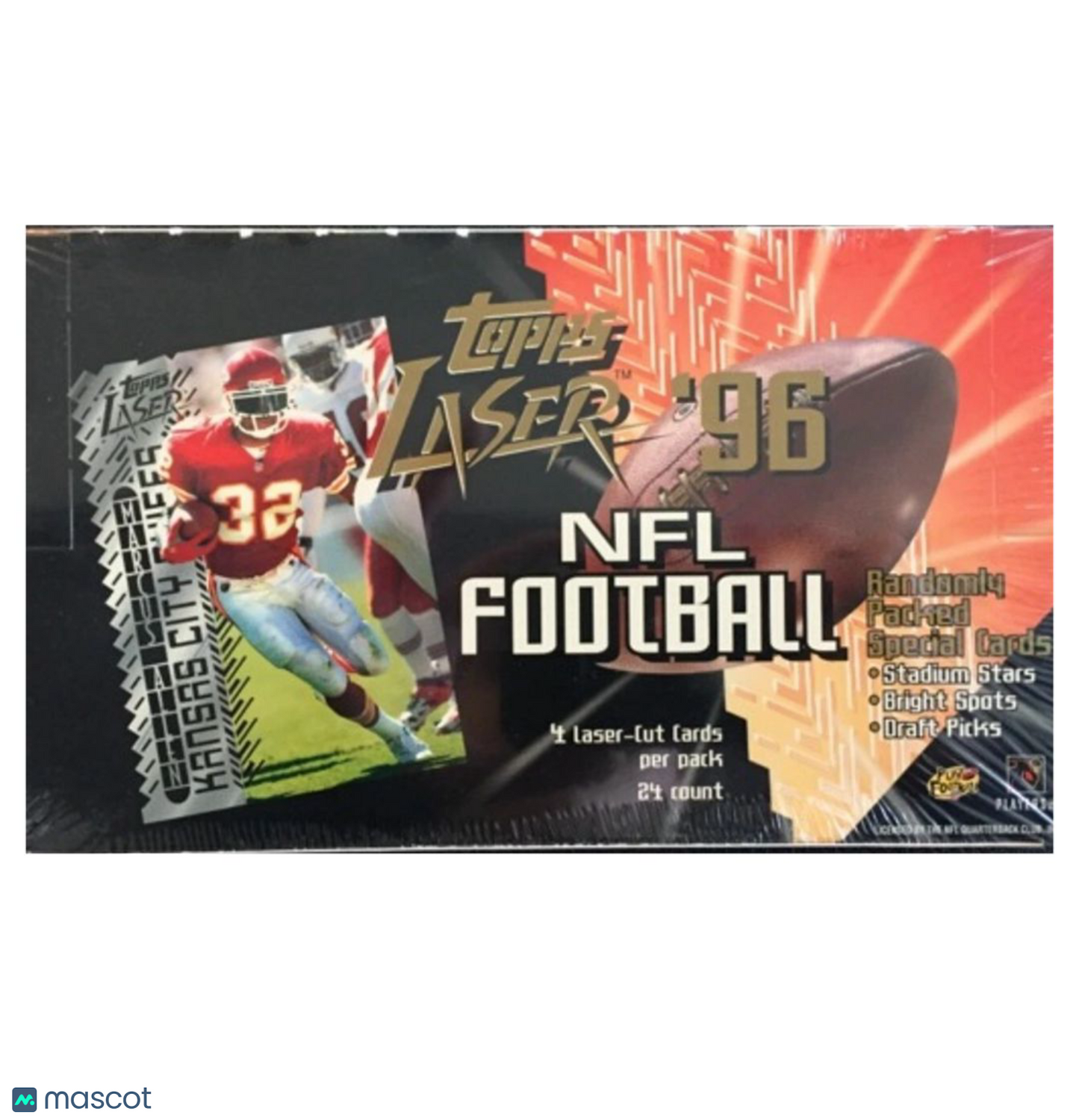 1996 Topps Laser Football Hobby Box