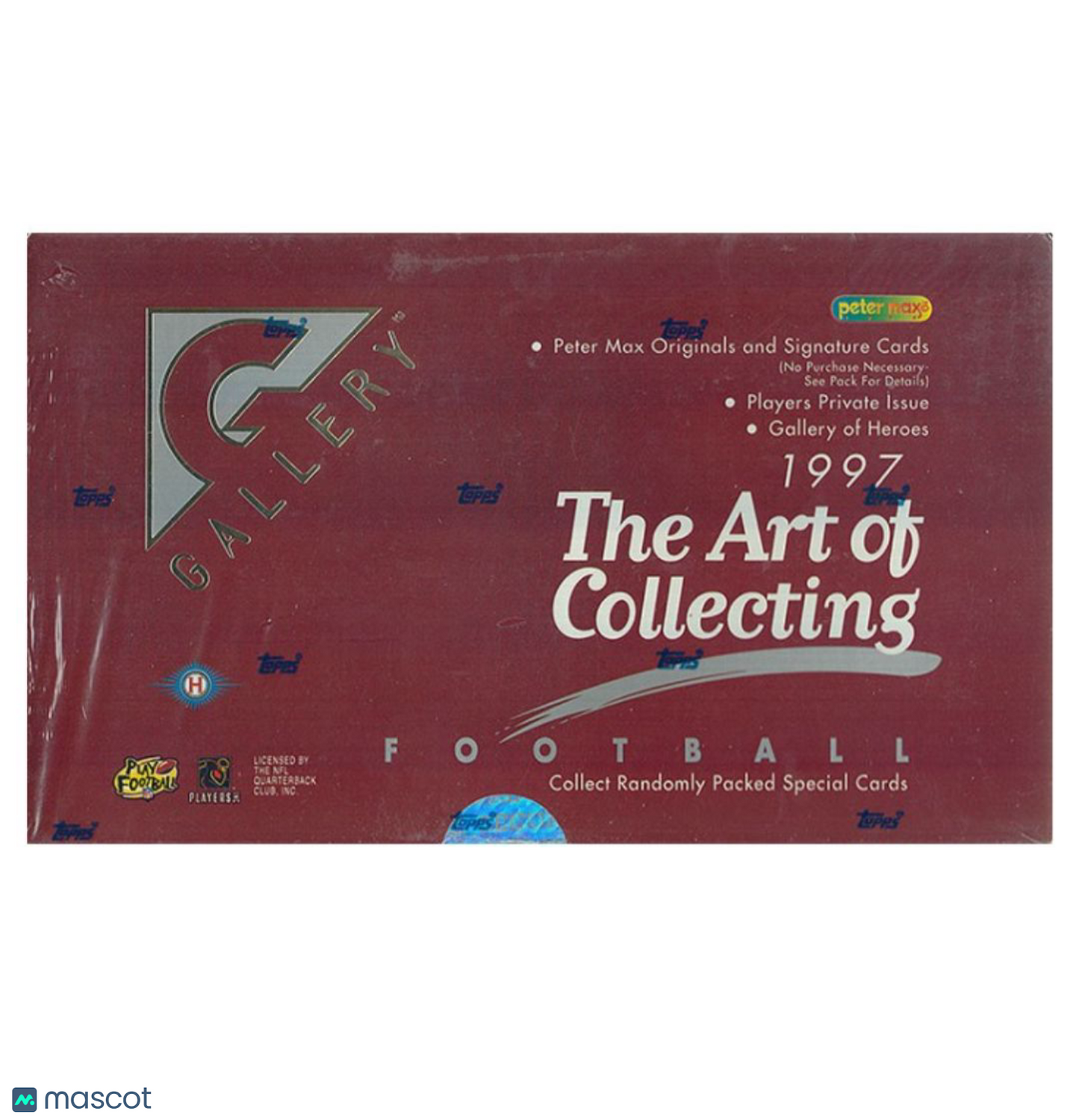 1997 Topps Gallery Hobby Football Box