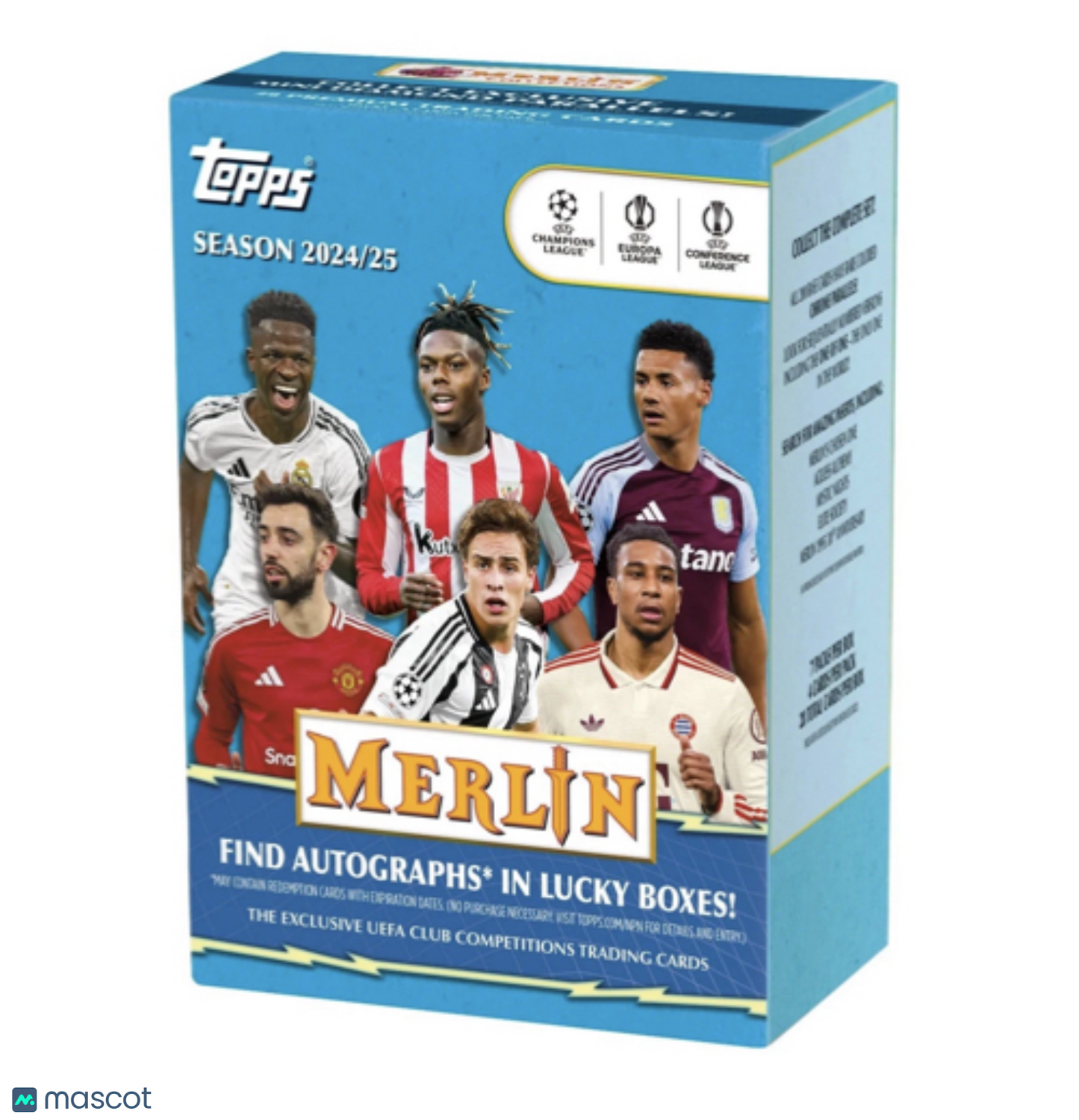 PRE ORDER 2024-25 Topps UEFA Merlin Chrome Soccer Blaster Box
