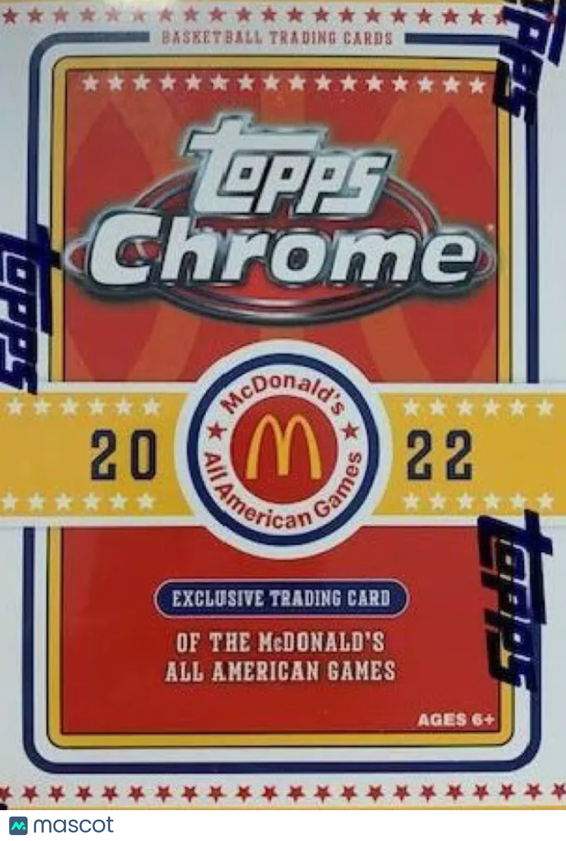 2022 Topps Chrome McDonald's Basketball Blaster Box