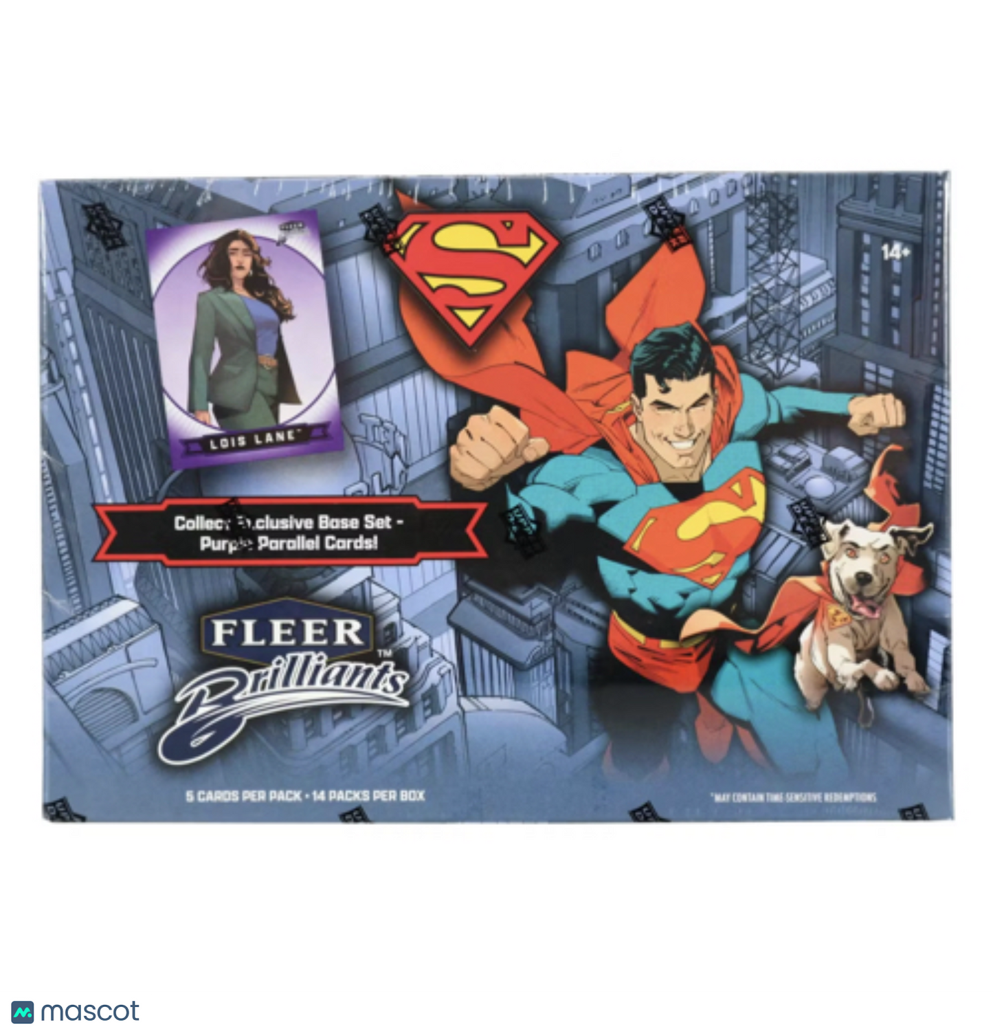 2025 UD Fleer Brilliants Superman Mega Box