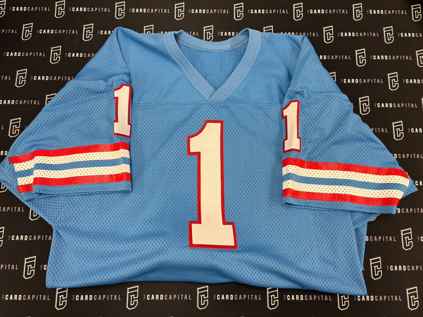 Warren Moon Signed Houston Oilers Jersey Home JSA