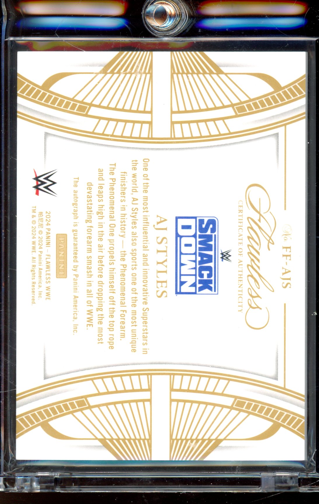 2024 Flawless AJ Styles Emerald Auto 3/5