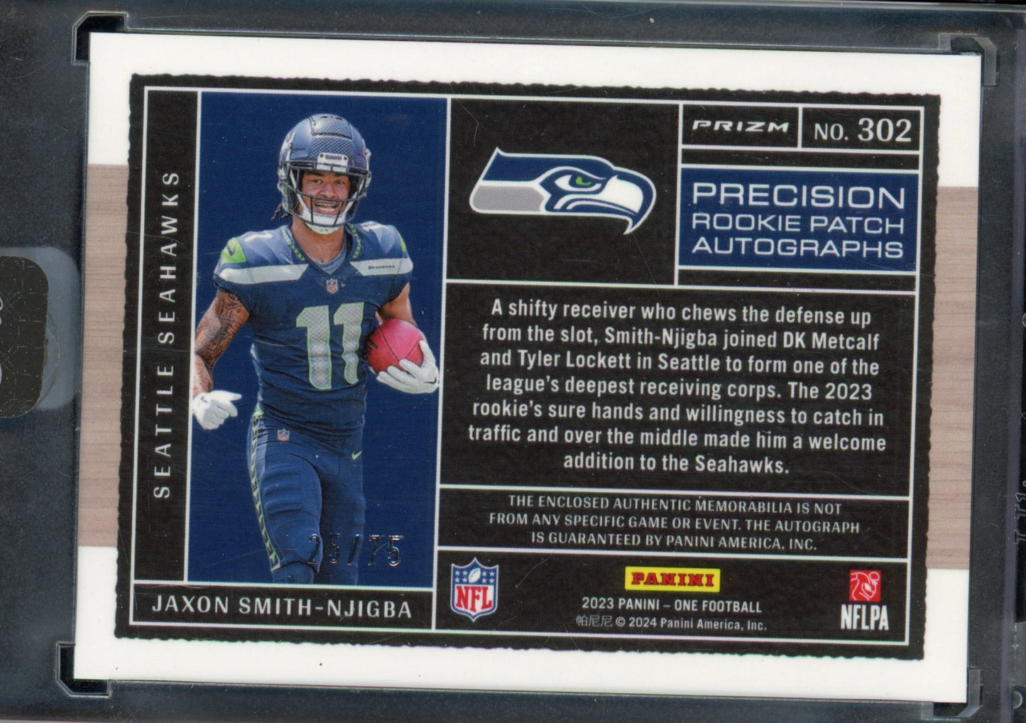 2023 Panini One Jaxon Smith-Njigba Precision RPA 25/75 RC