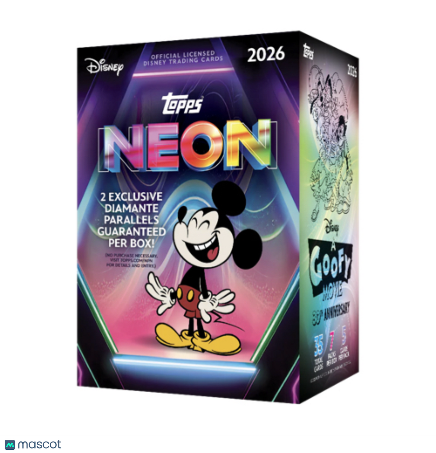 PRE ORDER 2026 Topps Disney Neon Blaster Box