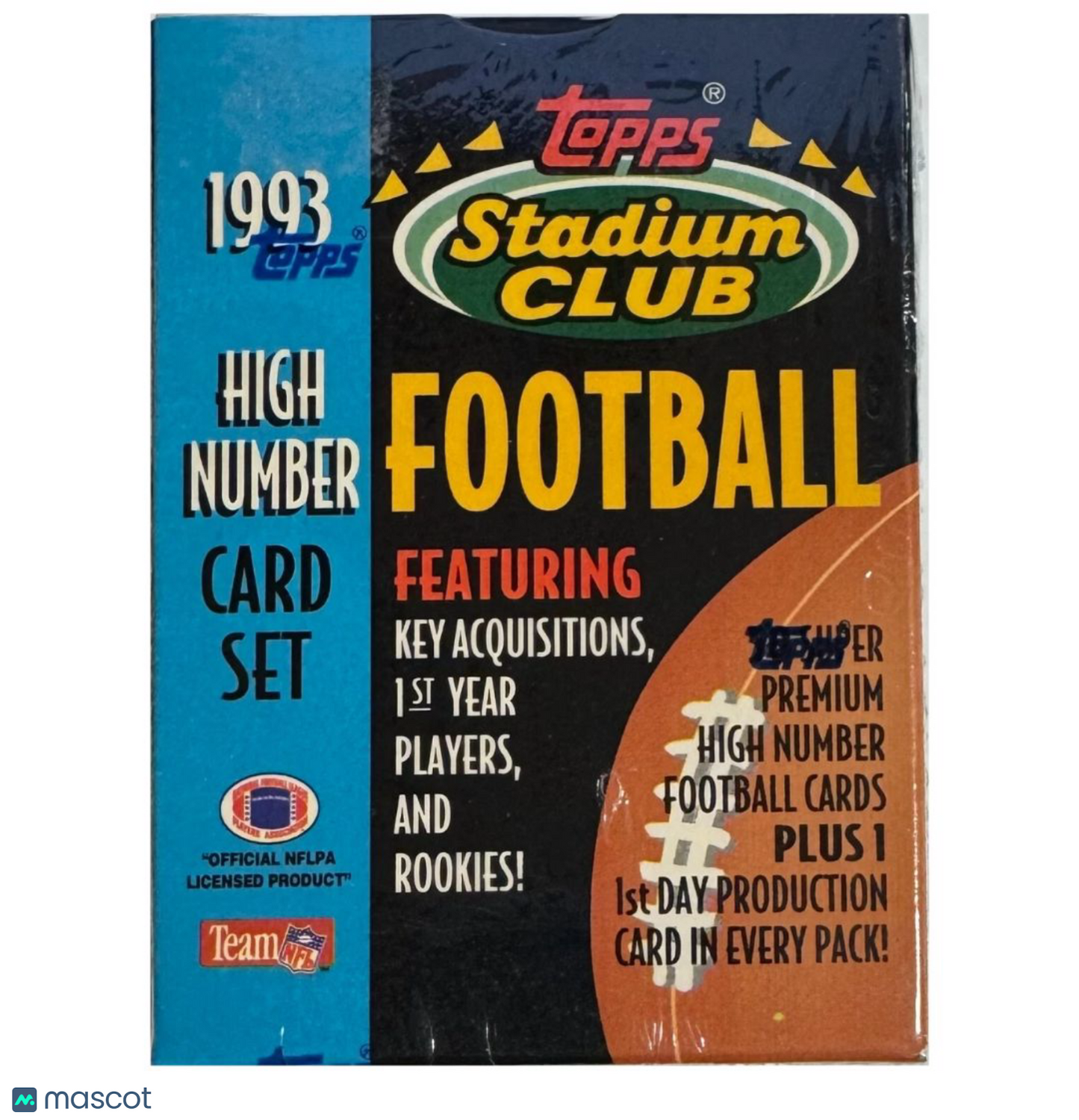 1993 Topps Stadium Club Football High Number Card Set