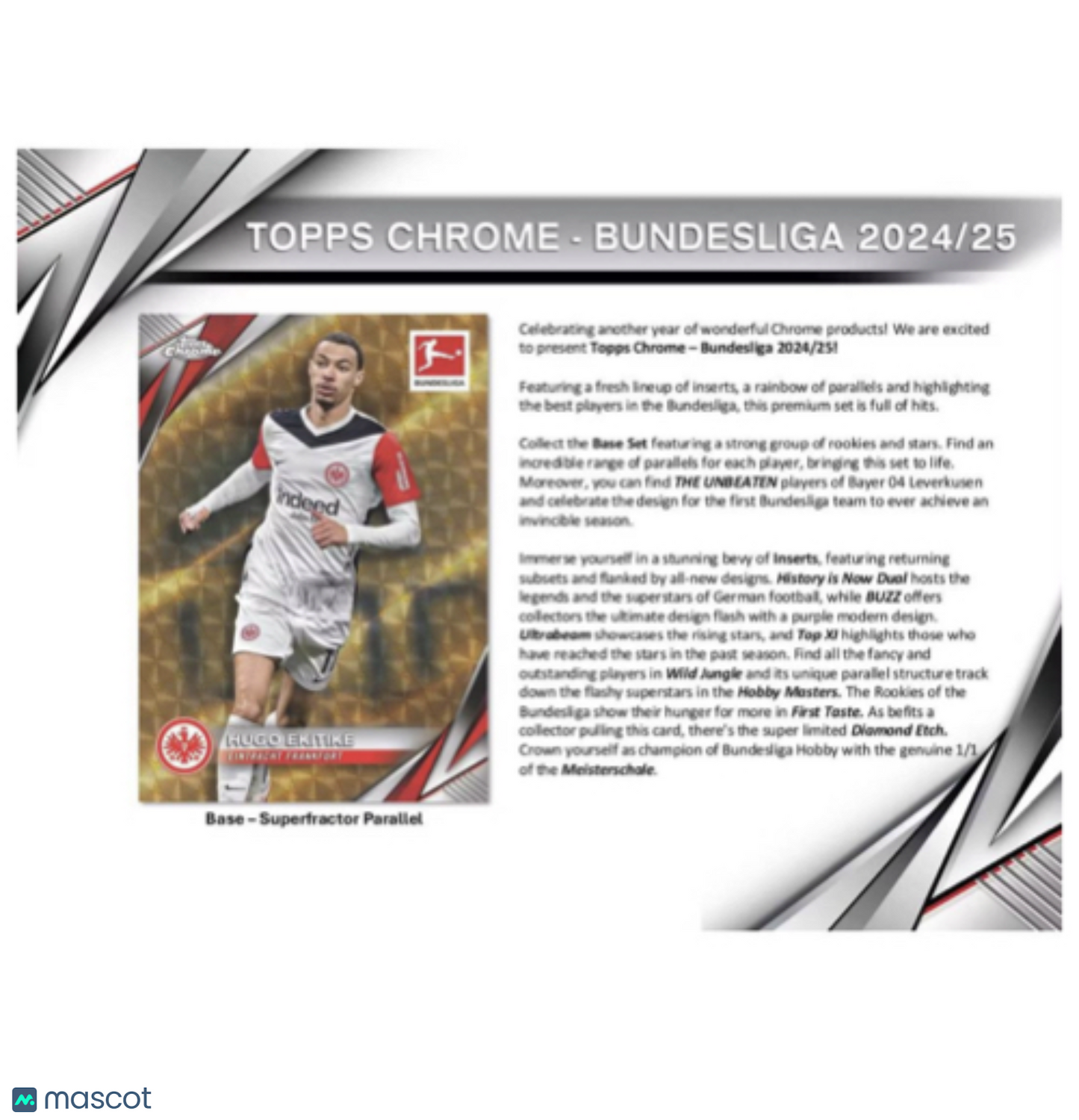 2024-25 Topps Chrome Bundesliga Soccer Blaster Box