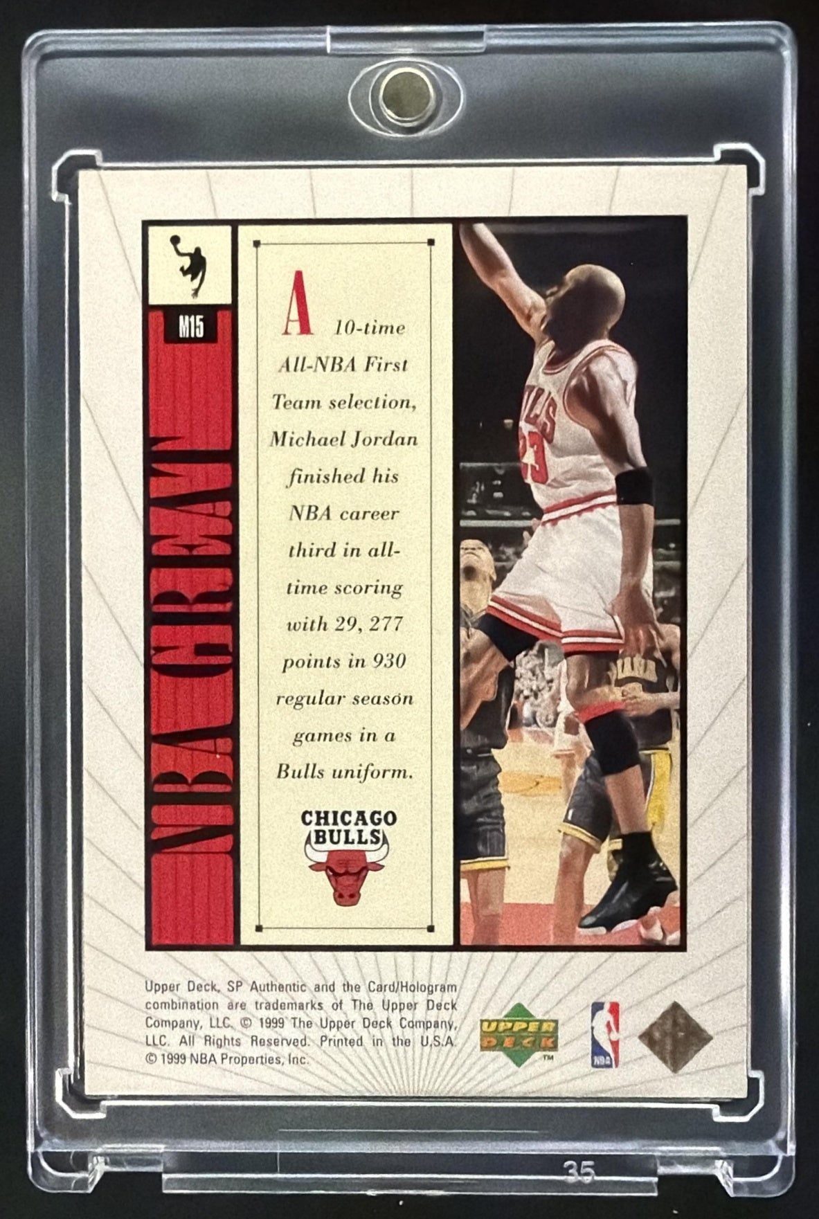 1998-99 SP Authentic Michael Jordan #M15