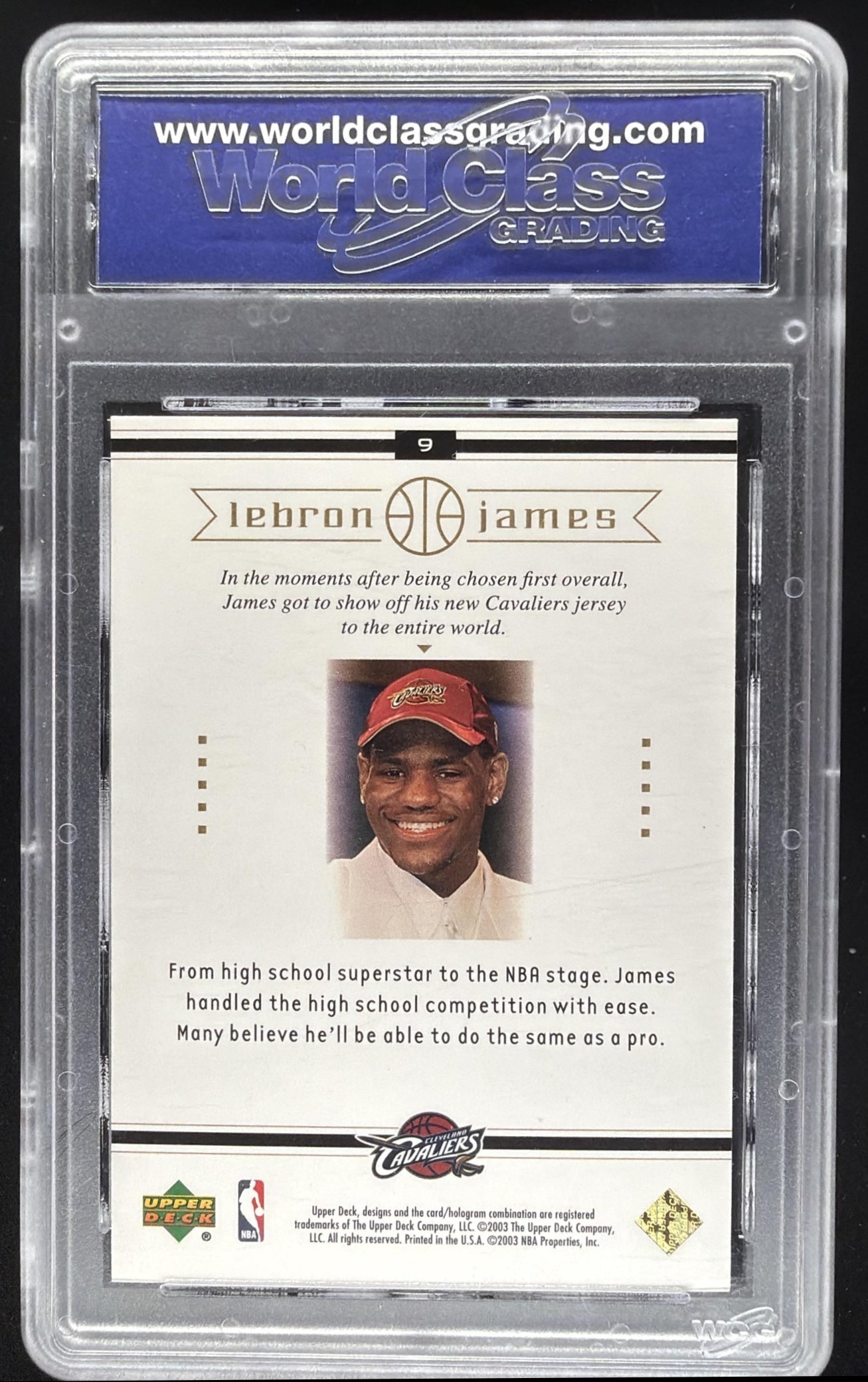 2003-04 Upper Deck LeBron James Box Set #23 RC
