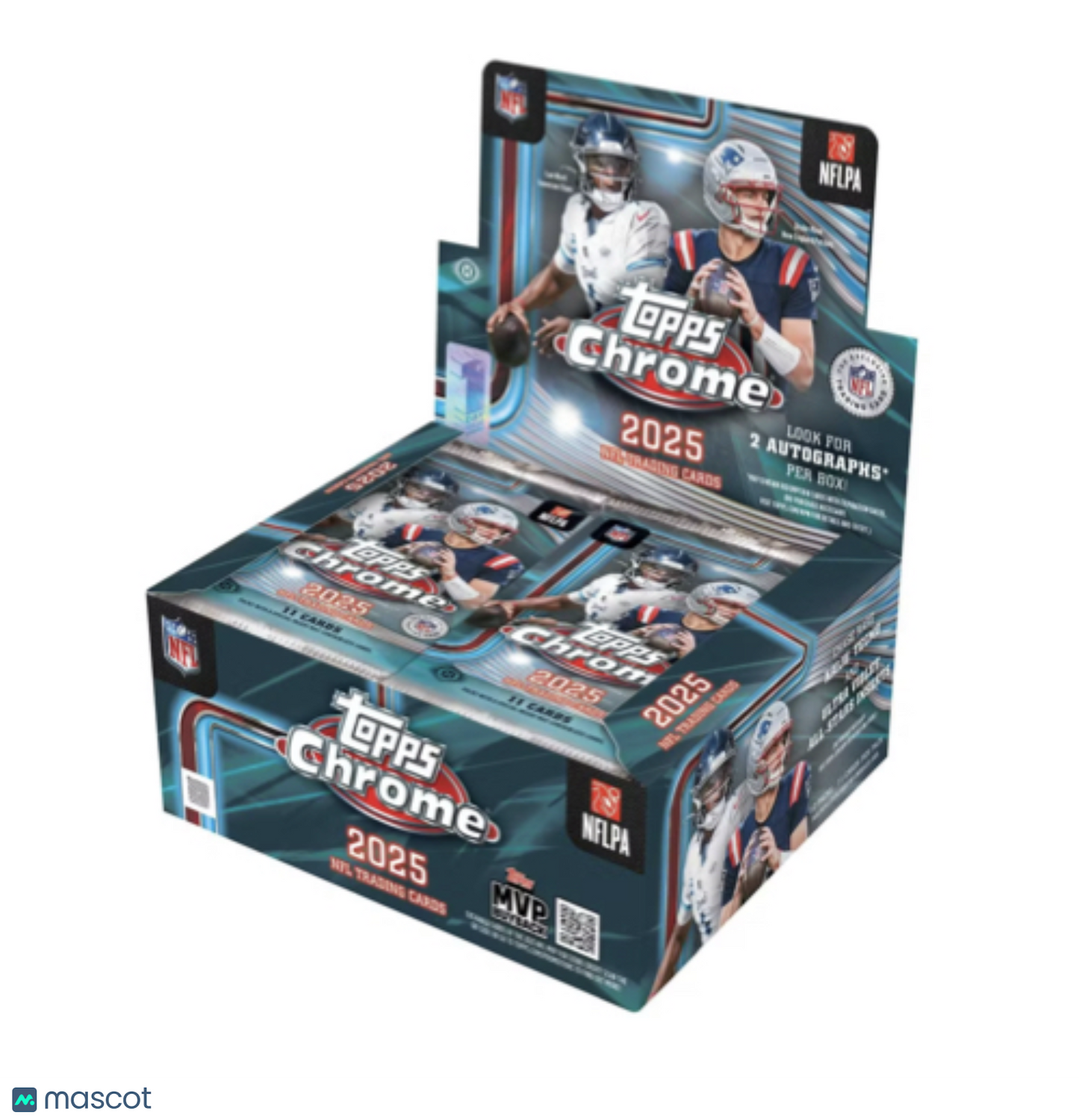 2025 Topps Chrome Football First Day Issue Hobby Box