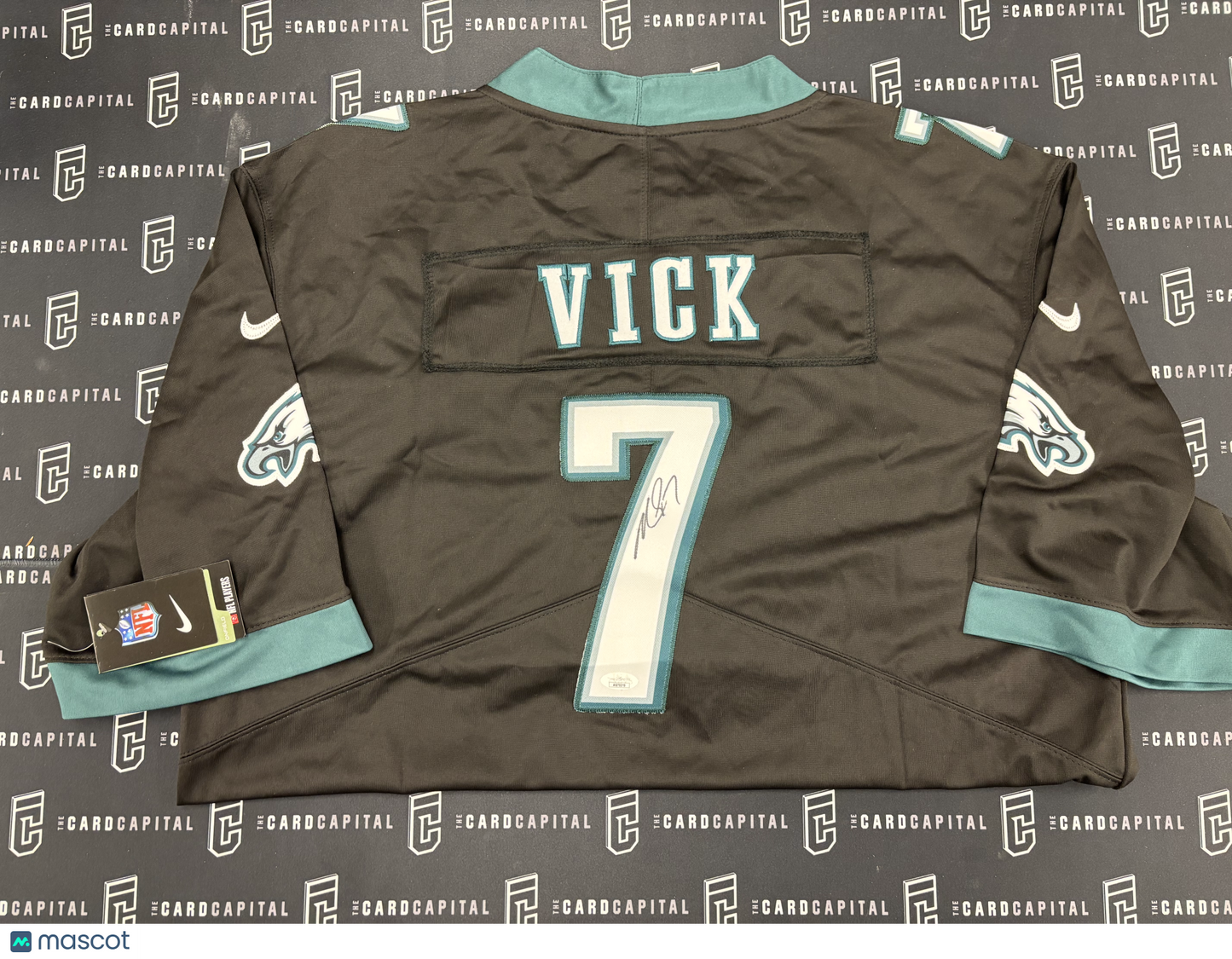 Michael Vick Signed Jersey Eagles Midnight Black JSA