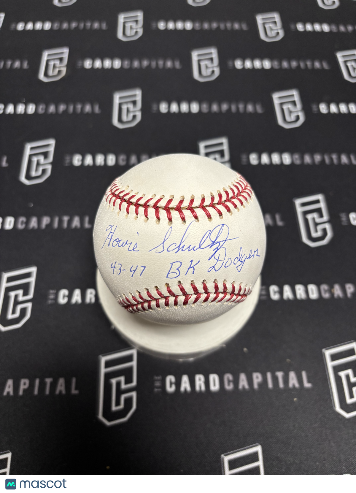 Howie Shultz Signed Official Major League Baseball COA