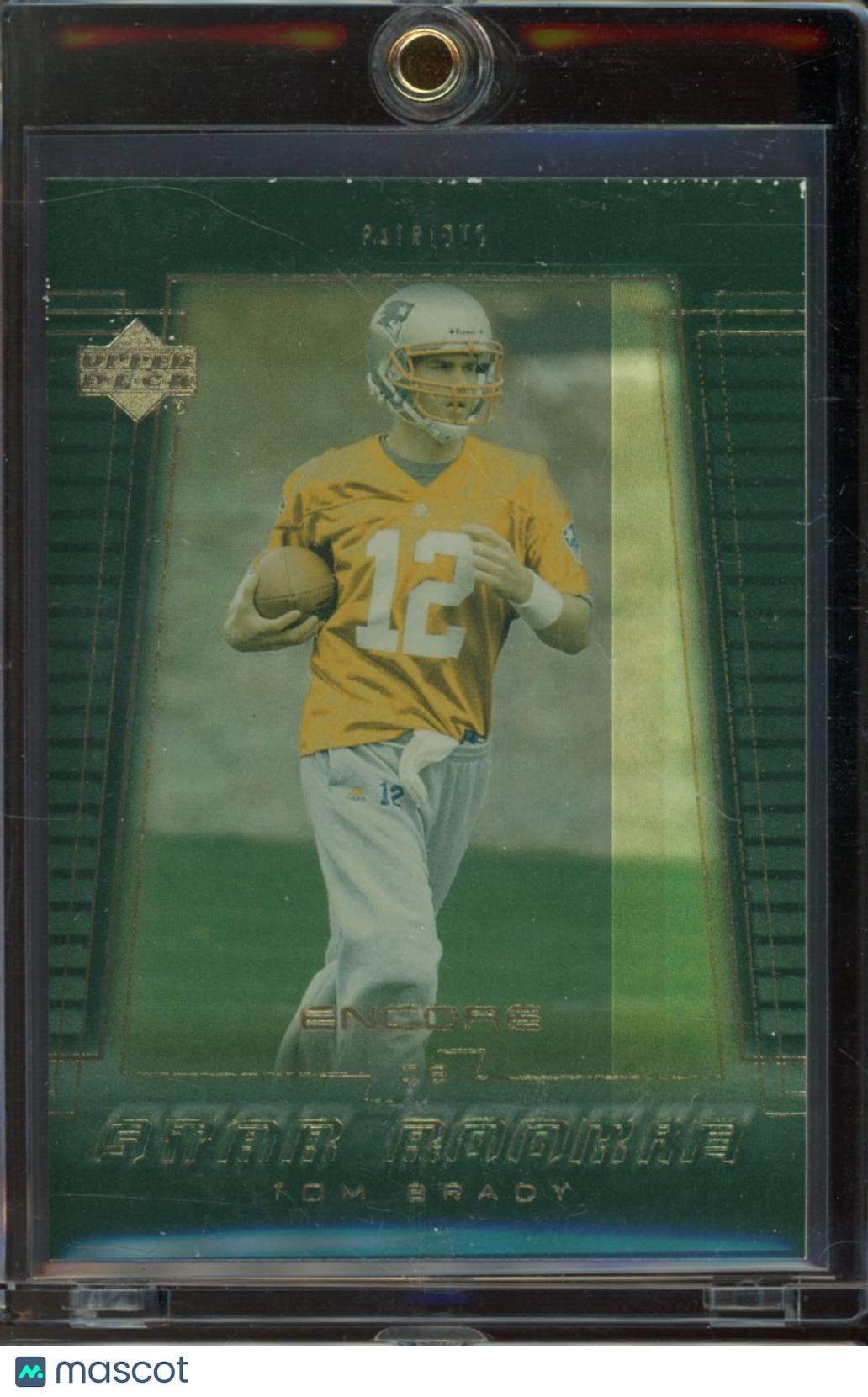 2000 UD Encore Tom Brady Rookie