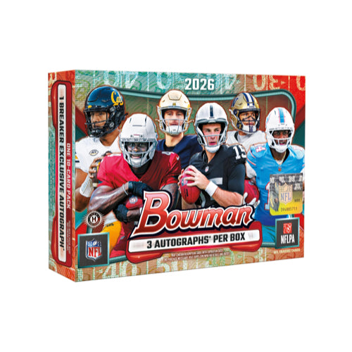 PRE ORDER 2026 Bowman Football Breakers Delight Box