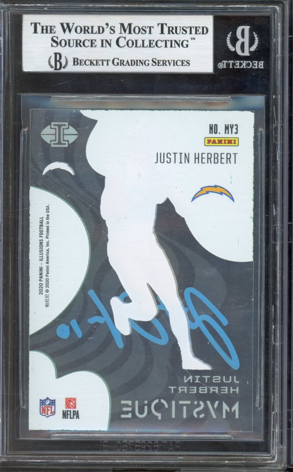 2020 Illusions Justin Herbert IP Auto BGS Authentic