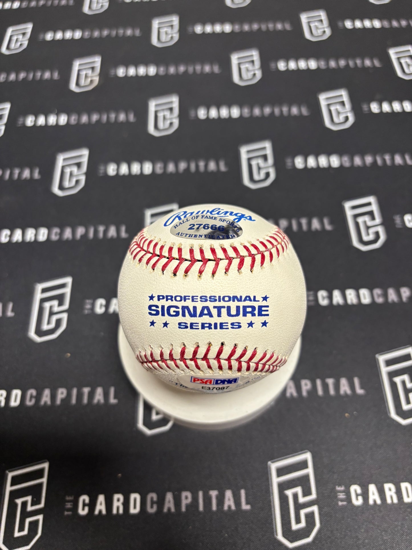 Johnny Bench Signed Professional Signature Baseball PSA "HOF 89"