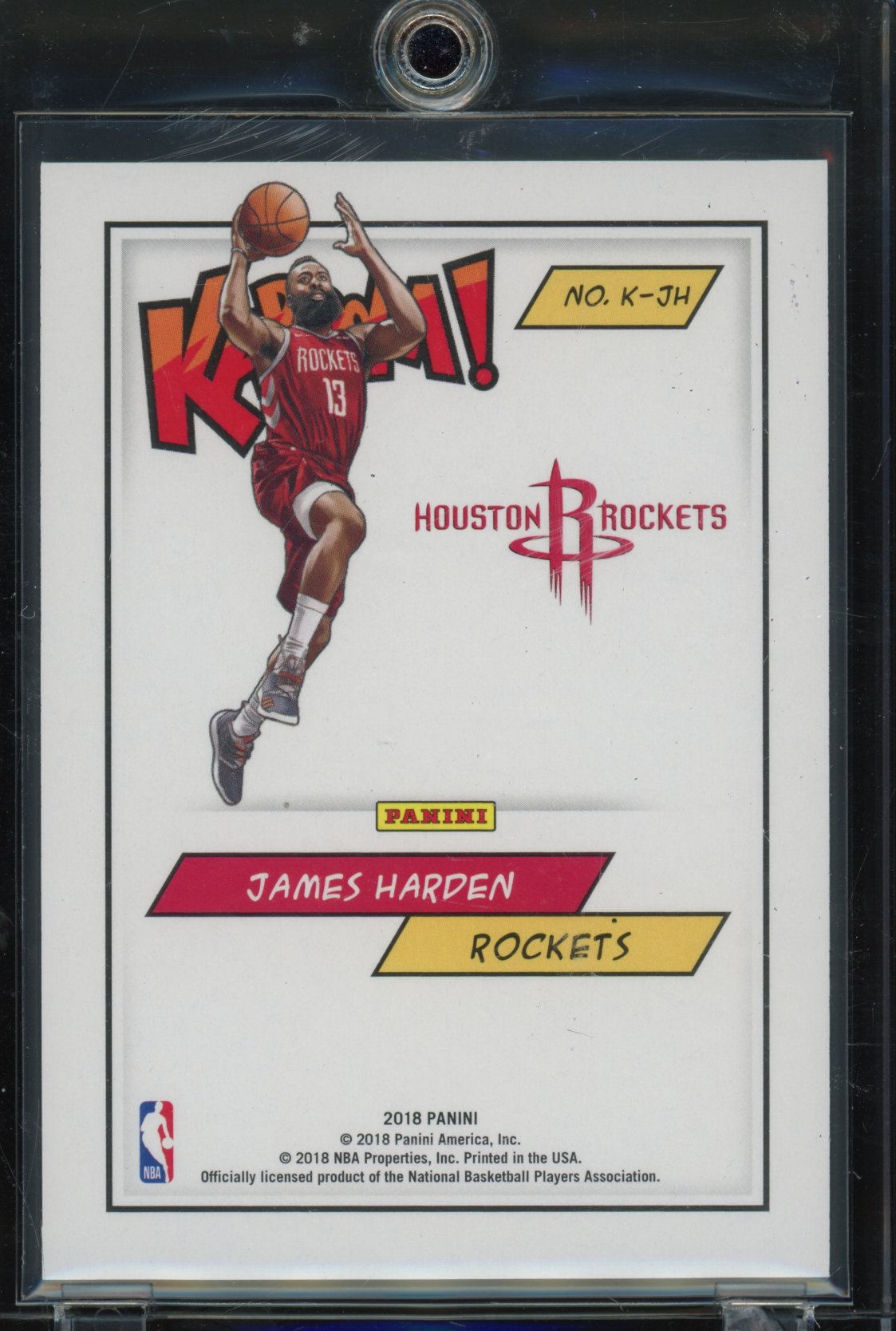 2018 Panini James Harden KABOOM! Case Hit SSP