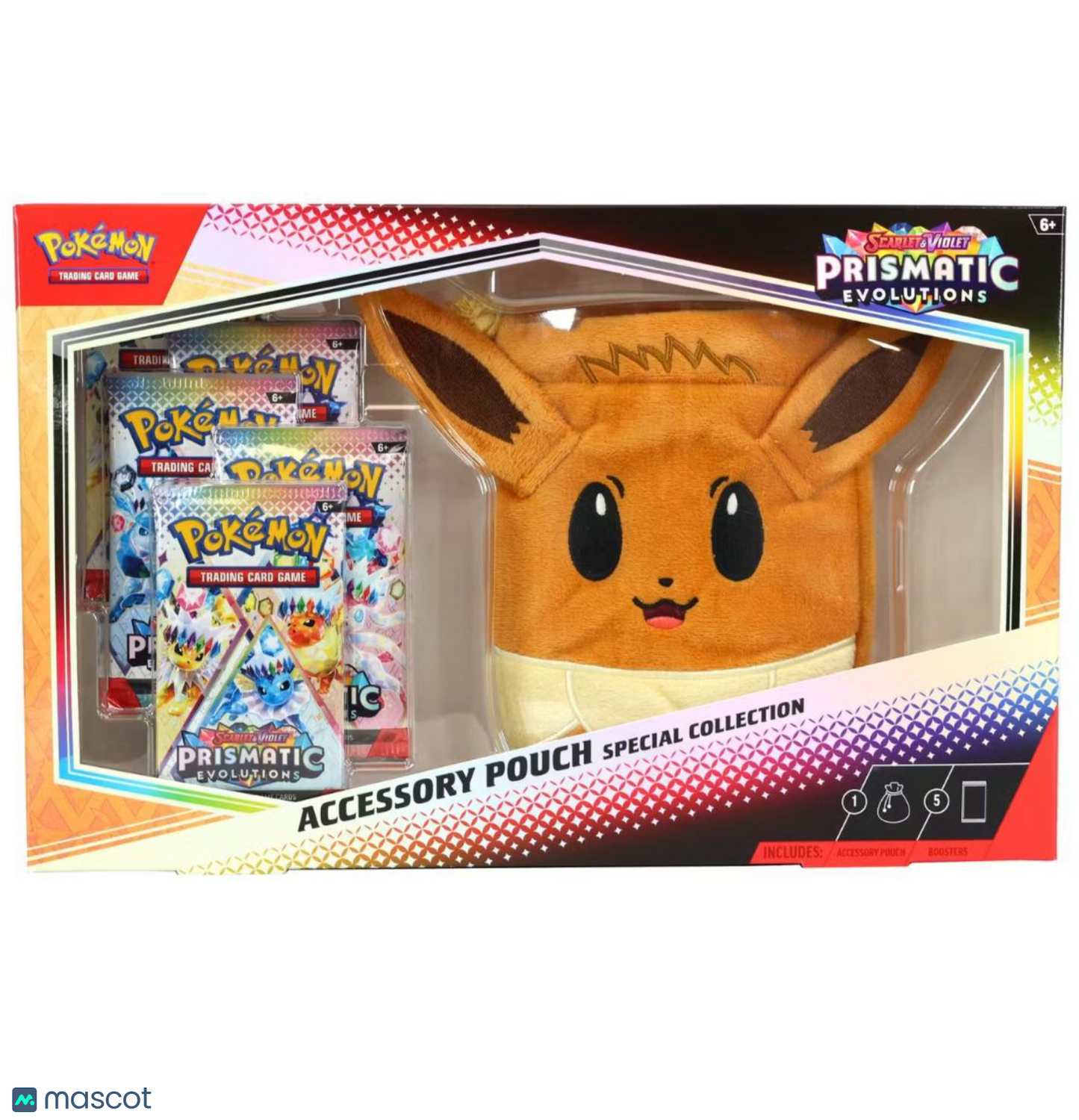 Pokemon Prismatic Evolutions Special Collection Accessory Pouch