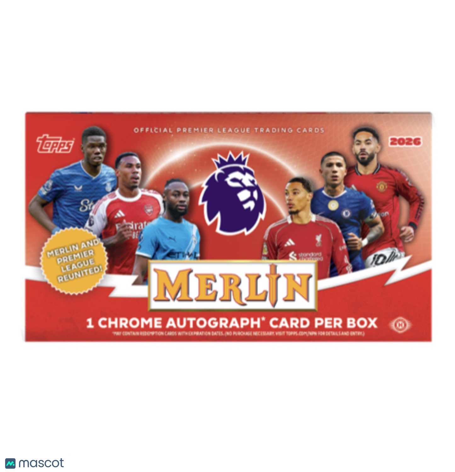 PRE ORDER 2025-26 Topps Merlin Chrome Soccer Hobby Box