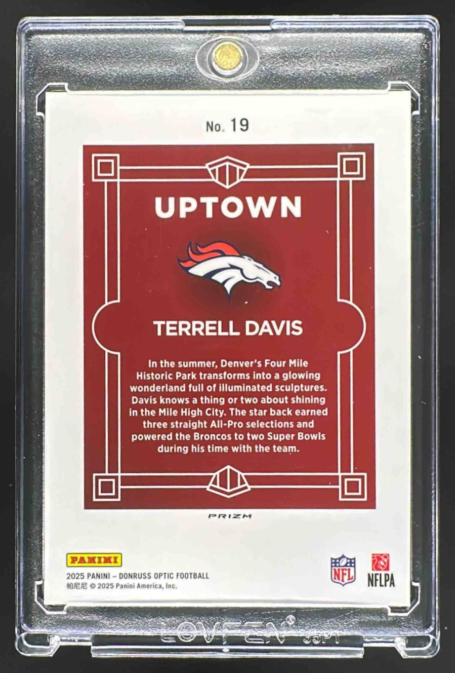 2025 Panini Donruss Optic Terrell Davis #19 Uptown