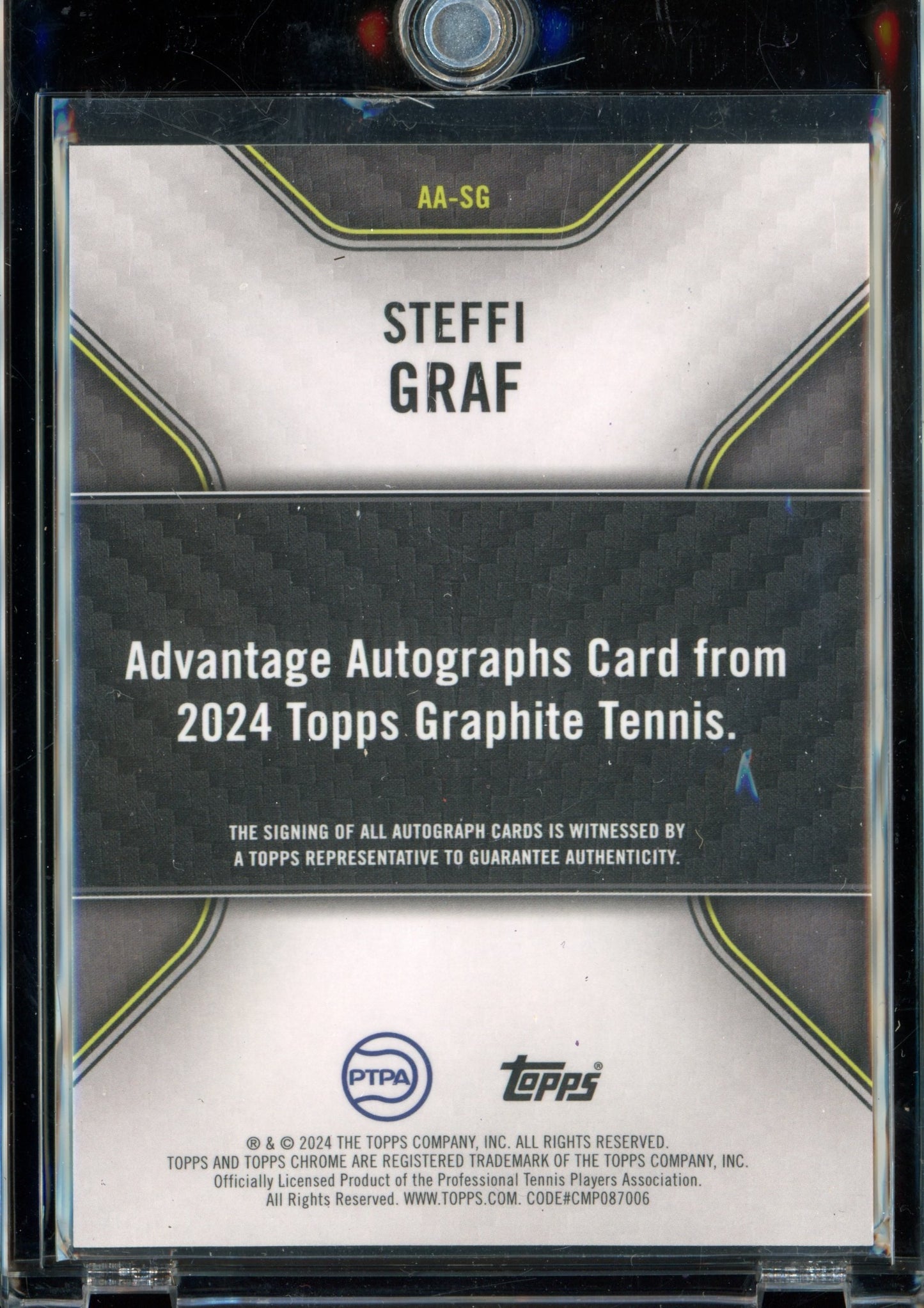 2024 Graphite Steffi Graf Advantage Auto Gold /25