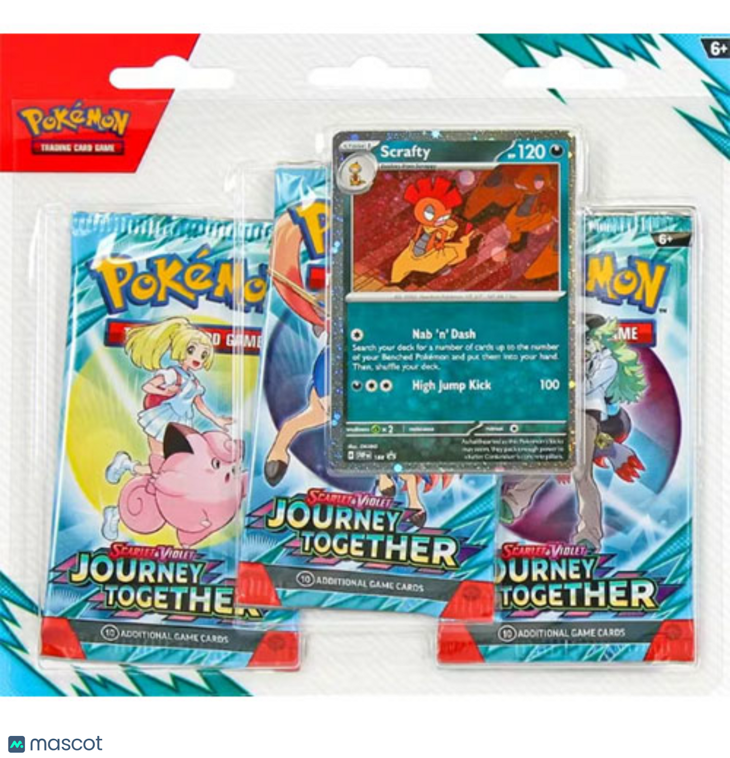 Pokemon Scarlet & Violet: Journey Together 3-Pack Blister