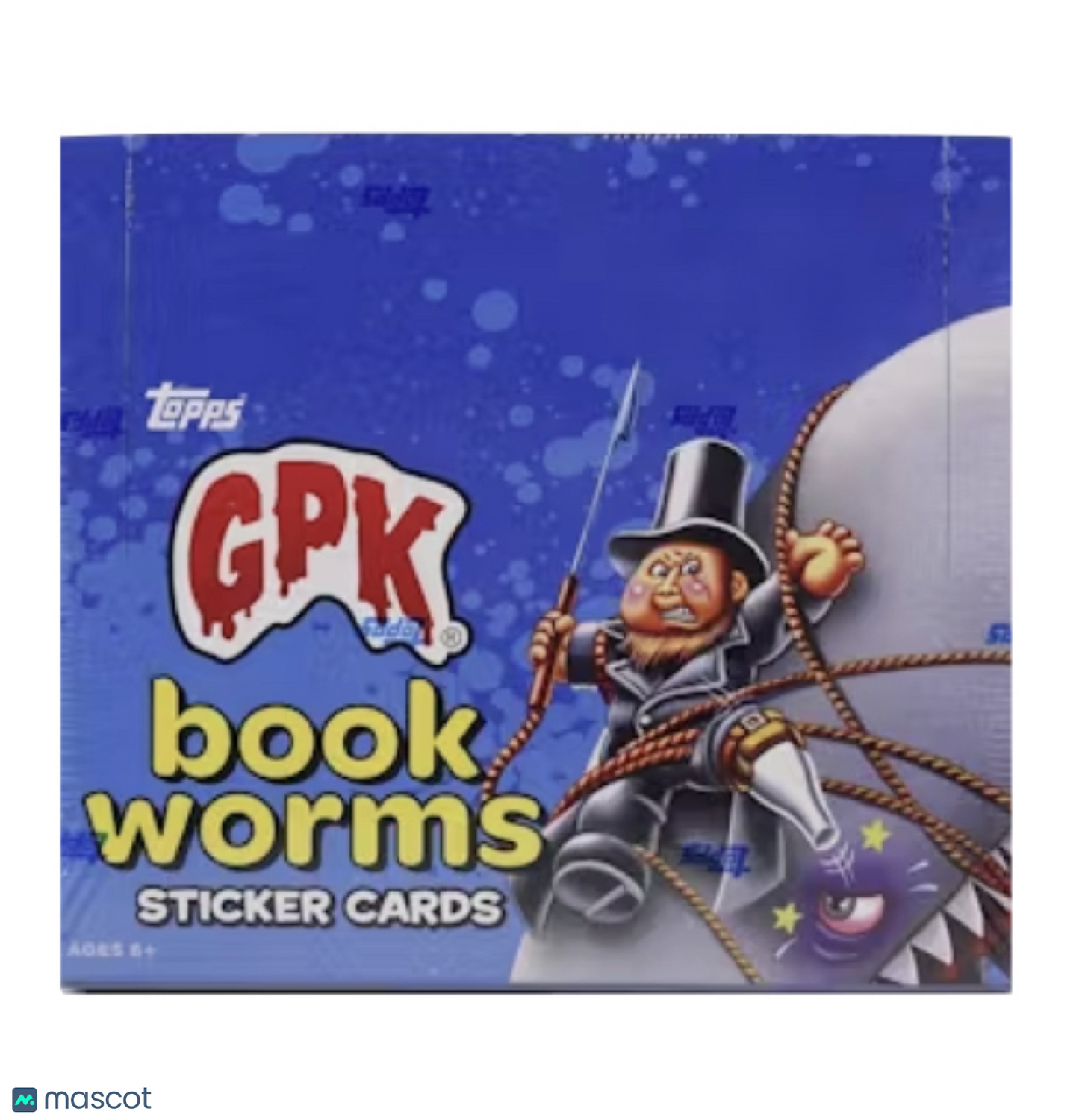 2022 GARBAGE PAIL KIDS BOOK WORMS STICKER CARD HOBBY BOX