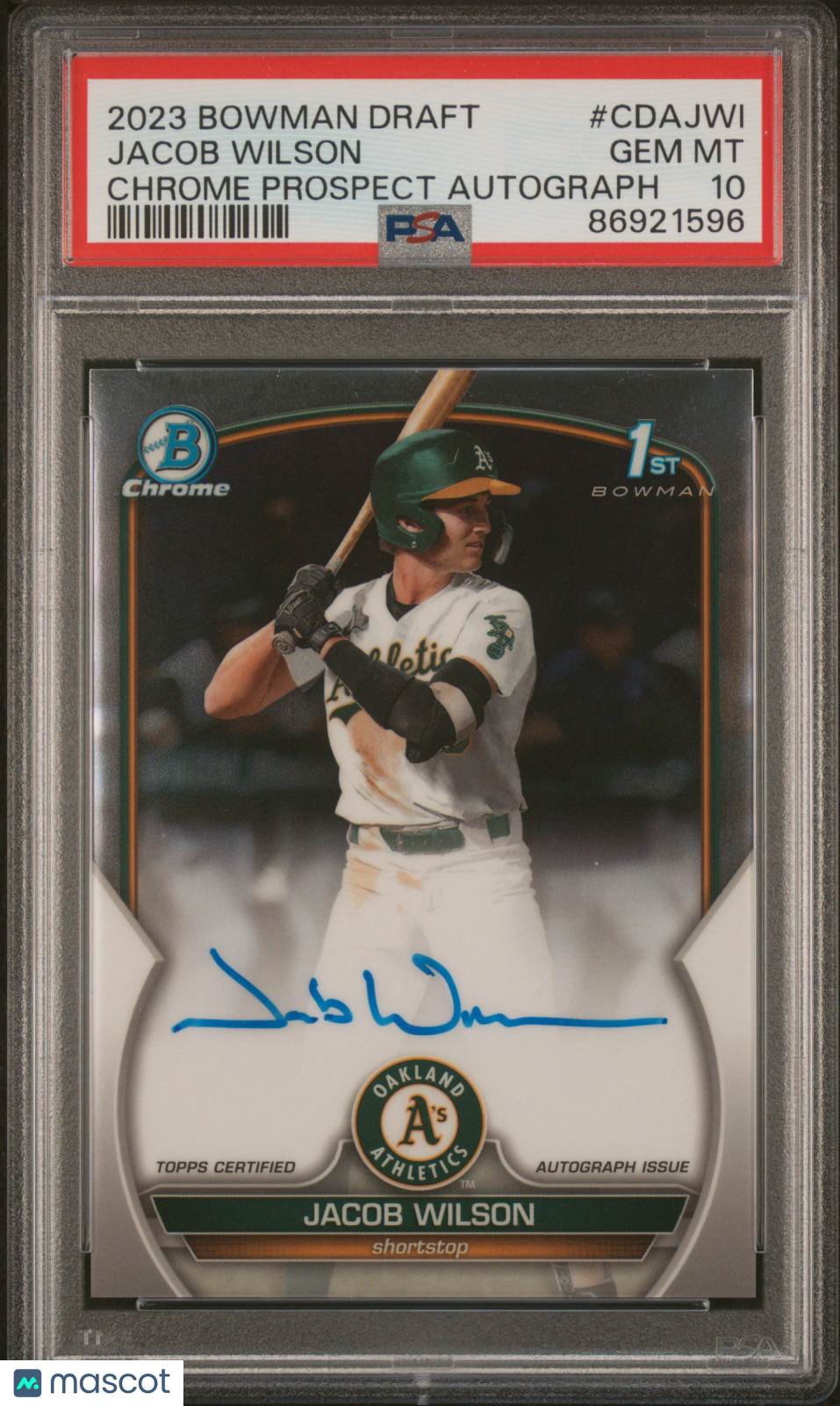 2023 Bowman Chrome Jacob Wilson Auto PSA 10