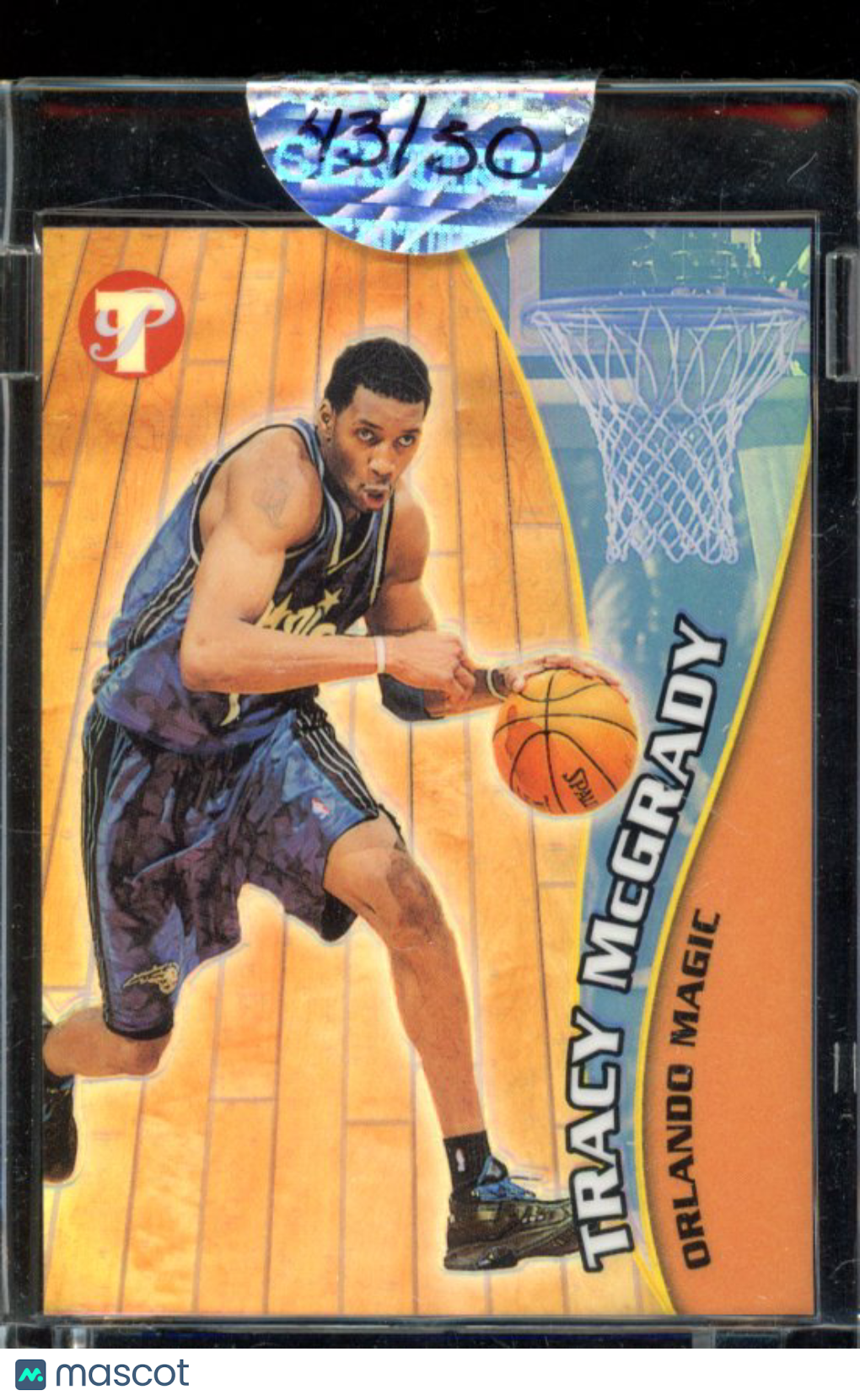 2001-02 Topps Pristine Tracy Mcgrady Gold Refractor /50