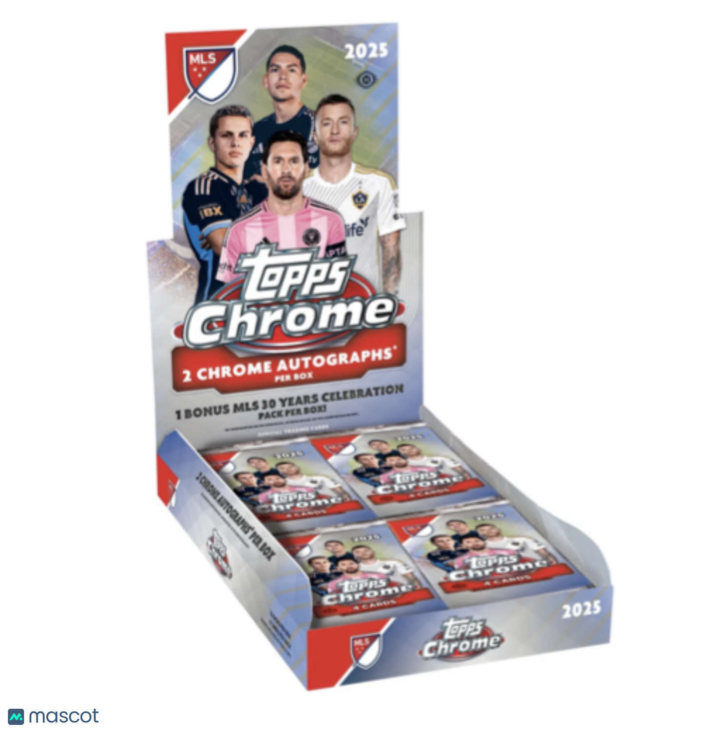2025 Topps Chrome MLS Hobby Box