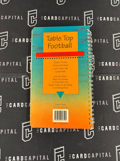 Klutz Table Top Football Game Booklet w/ Toy