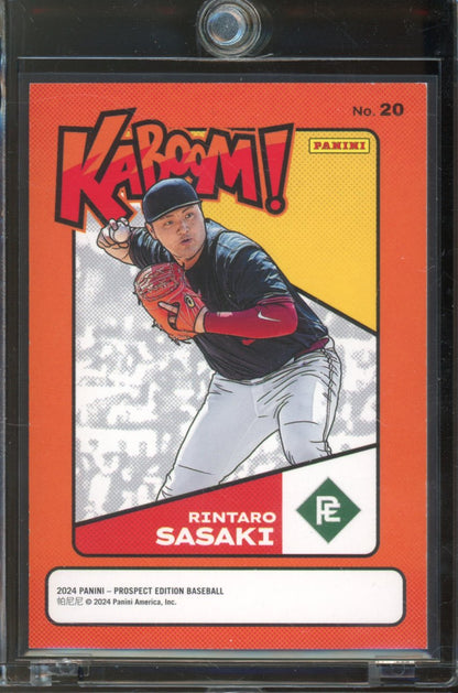 2024 Panini Prospect Rintaro Sasaki Kaboom