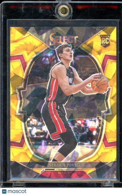 2022-23 Select Nikola Jovic Gold Cracked Ice Rookie /10