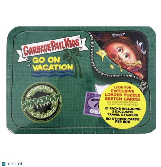 2021 GARBAGE PAIL KIDS GO ON VACATION GREEN TIN