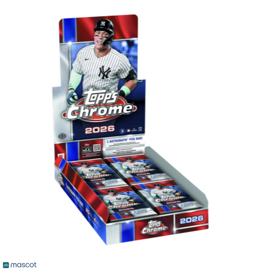 2026 Topps Chrome Baseball Hobby Box