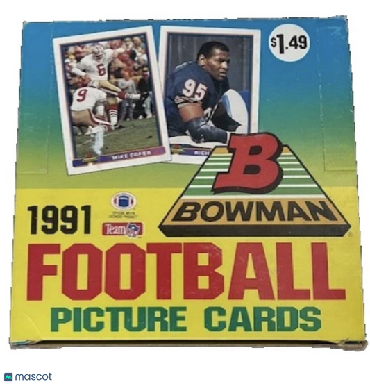 1991 Bowman Football Jumbo Pack Box