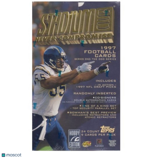 1997 Topps Stadium Club Series 1 Football Hobby Box