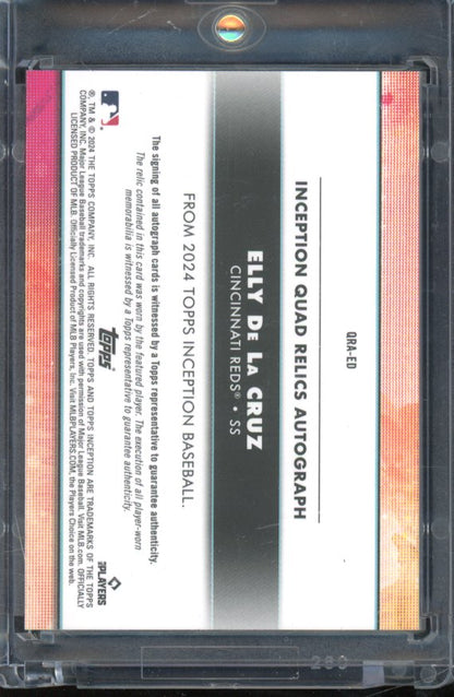 2024 Inception Elly De La Cruz Rookie Patch Auto /25