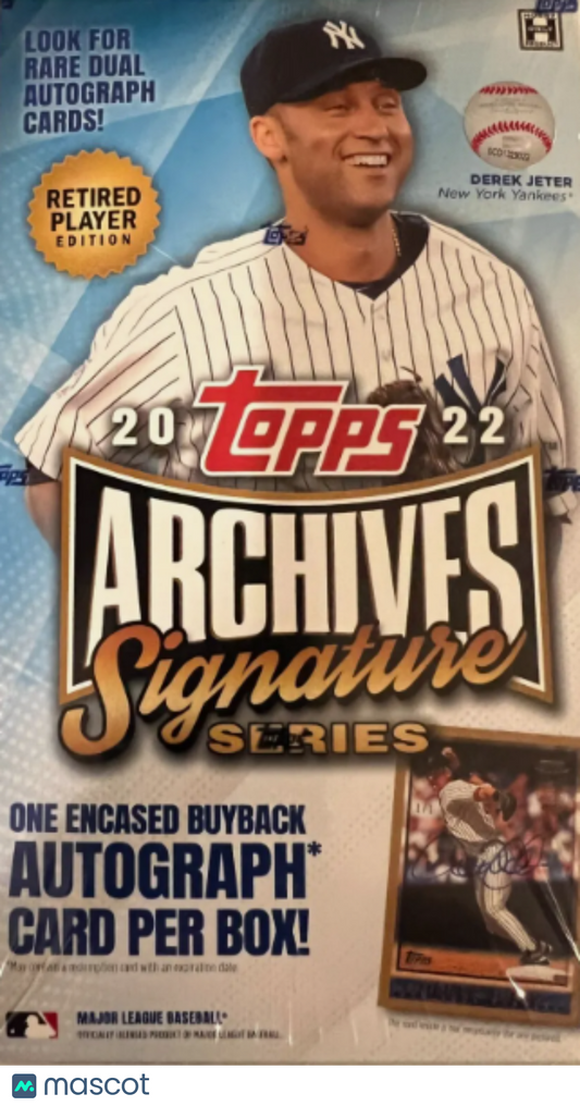 2022 Archives Signature Series Retired Player Edition Hobby Box
