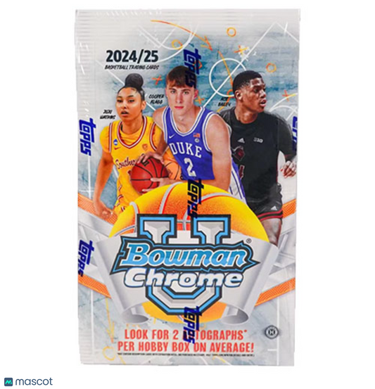 2024/25 Bowman Chrome University Basketball Hobby Box