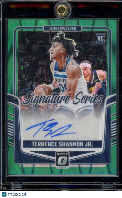2024-25 Optic Terrence Shannon Jr Green Rookie Auto 35/35
