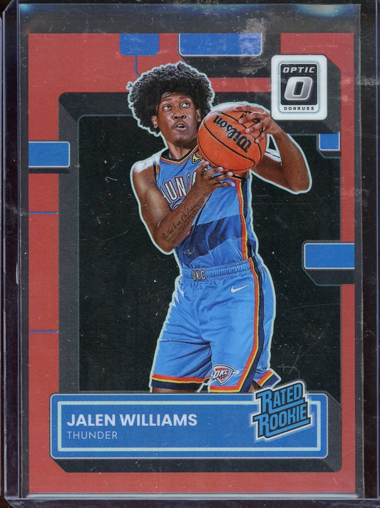 2022-23 Donruss Optic Jalen Williams Rated Rookie Red #235 /99 RC