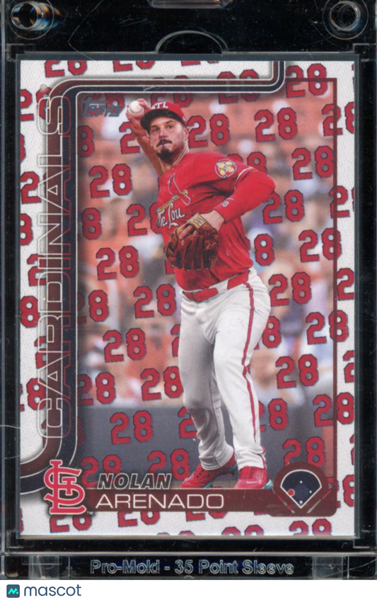 2025 Topps Series One Nolan Arenado Number Variation /28