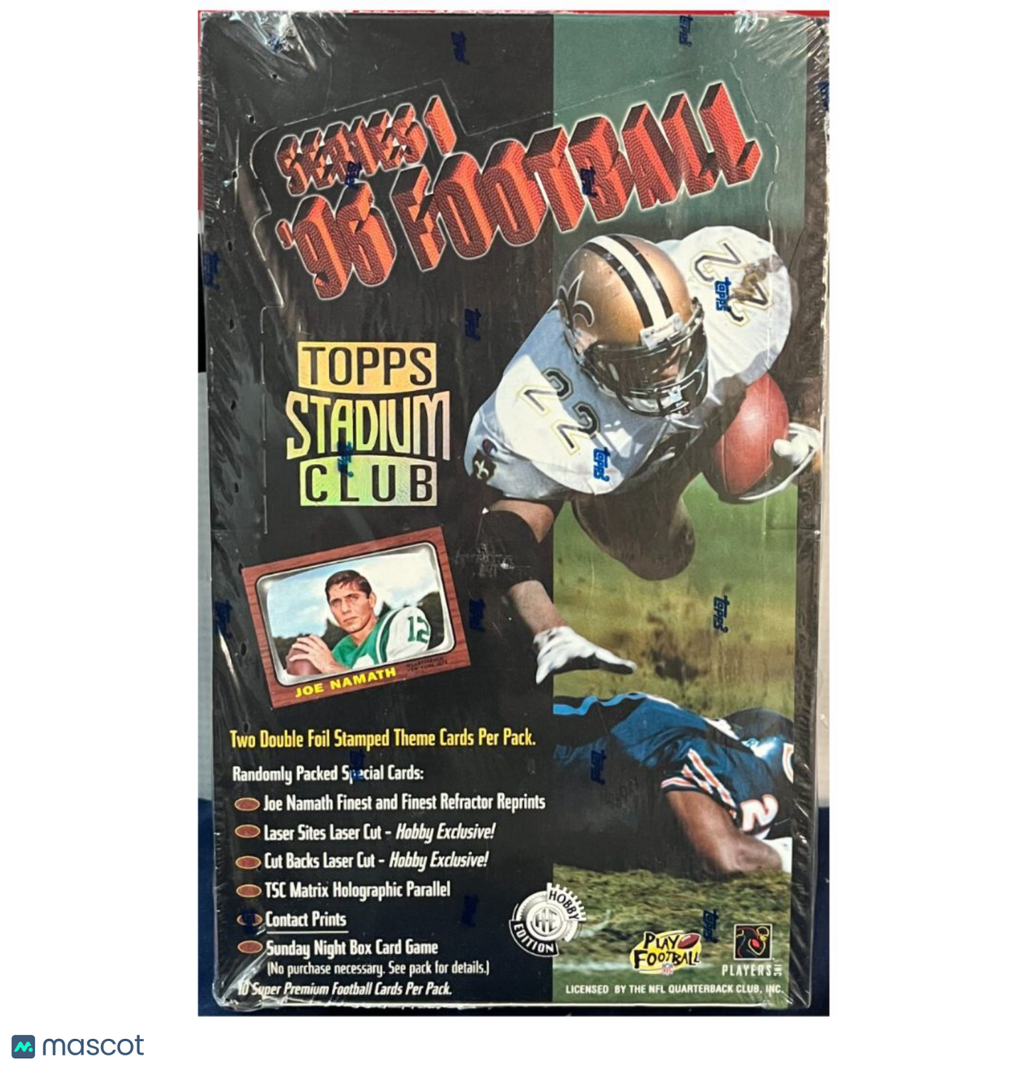 1996 Topps Stadium Club Series 1 Football Hobby Box