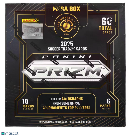 2025 Panini Prizm FIFA Club World Cup Soccer Mega Box