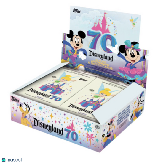 PRE ORDER 2025 Topps Disneyland 70th Anniversary Hobby Box