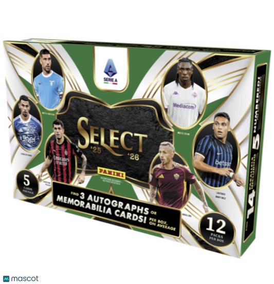2025-26 Panini Select Serie A Soccer Hobby Box