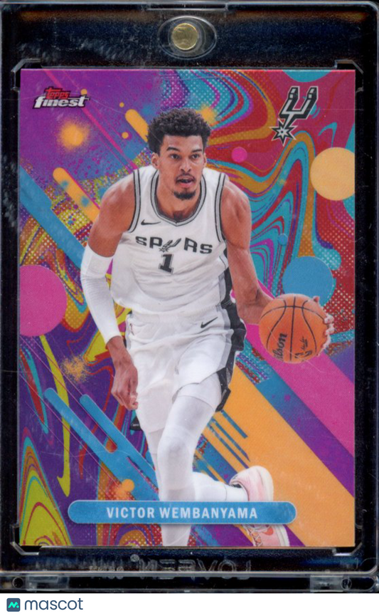 2025-26 Topps Finest Victor Wembanyama Oil Spill Sp