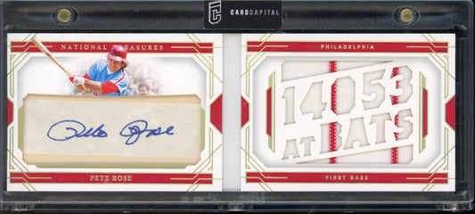 2020 National Treasures Pete Rose Booklet Auto 06/10