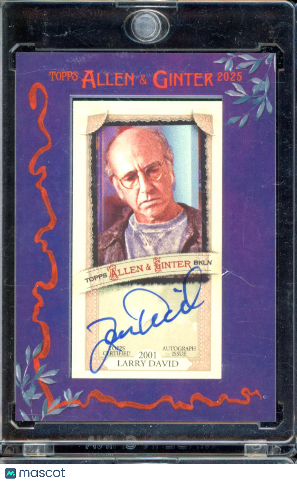 2025 Allen & Ginter Larry David Framed On Card Auto
